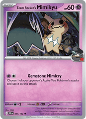 Team Rocket's Mimikyu - 087/182 - Uncommon - Reverse Holo